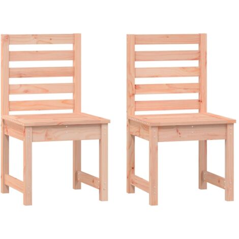 Garden Chairs 2 pcs 50x48x91.5 cm Solid Wood Douglas vidaXL