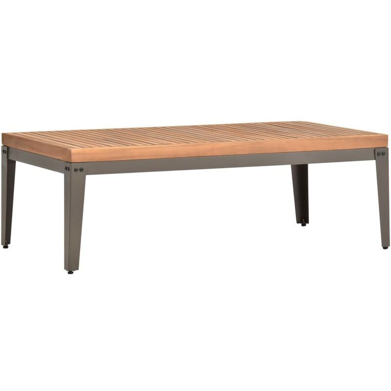 Garden Coffee Table 110x55x36 cm Solid Acacia Wood Vidaxl