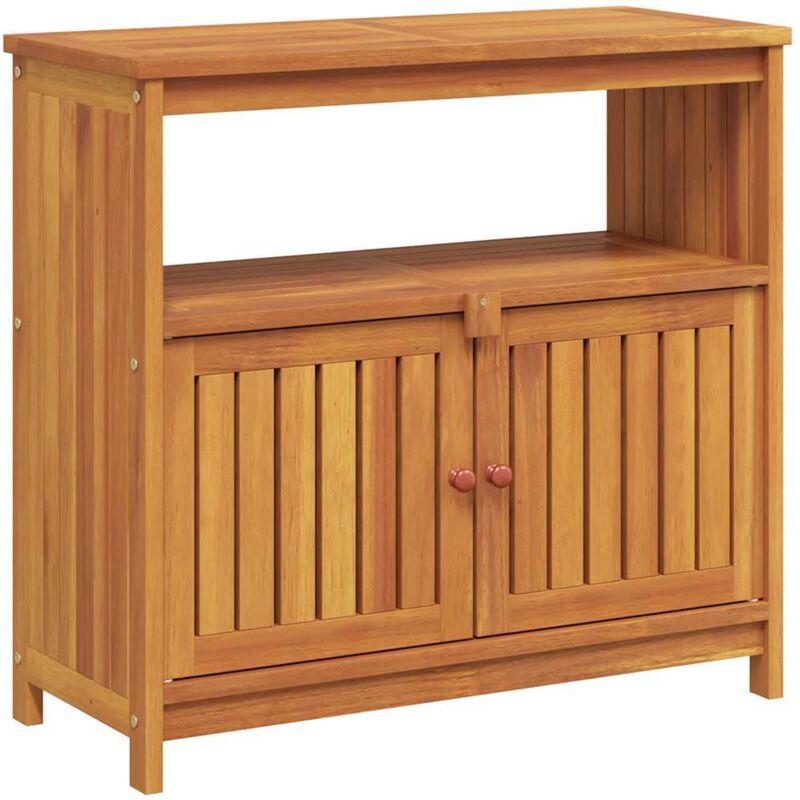 Garden Console Table 80x35x75 Cm Solid Wood Acacia Vidaxl