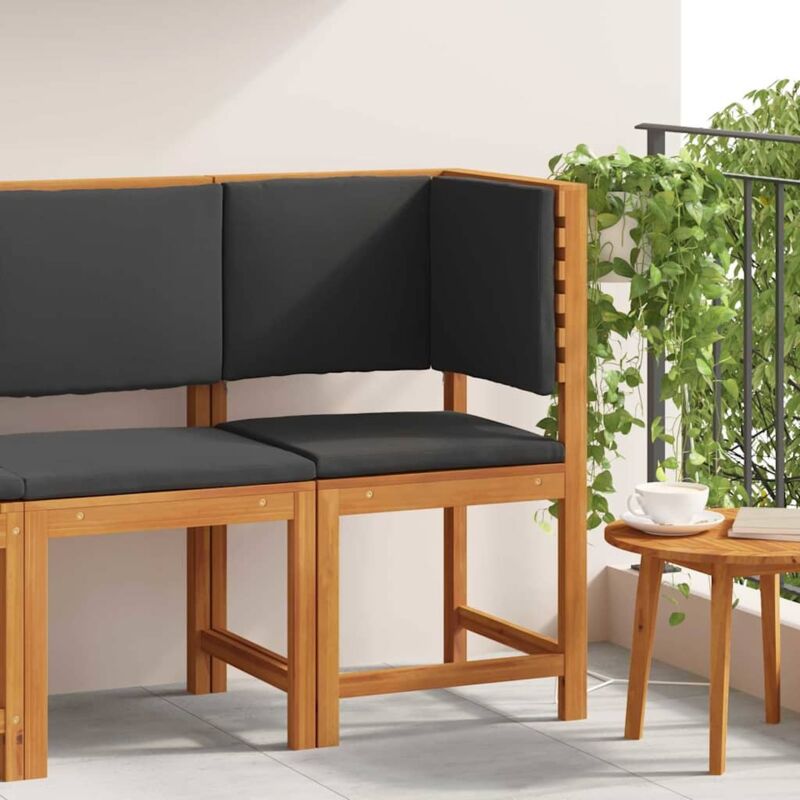 Garden Chair Brown 50 X 50 X 91cm Solid Acacia Wood Vidaxl