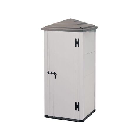 GARDEN COTTAGE URBAN 80 MOBILI DA GIARDINO PORTATTREZZI CONTAINER CM.L82xP82x203