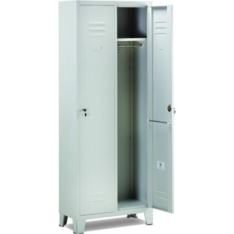 Garden Friend – Armoire de rangement bioclimatique 600x300x240 – Matériaux résistants – Pour espaces publics – Deux compartiments spacieux
