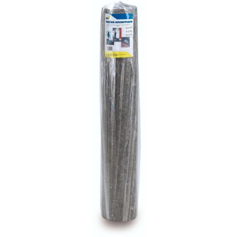 Garden Friend Filz laminiert mit Polyethylen rutschfest Rolle 1x25 m Dunkelgrau