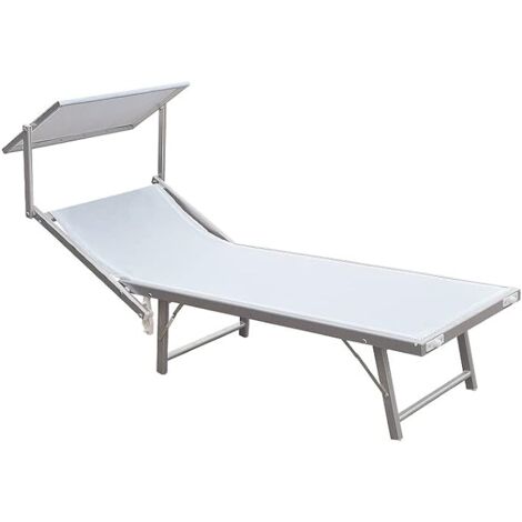 Garden Friend Kinderbett Ibiza 59x186x36h cm mit weißem Verdeck