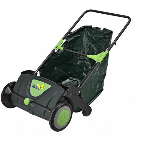 Garden Friend – Ramasseur de feuilles manuel 54 cm – Sac de collecte 100 l – Poignée métal et roues polypropylène – Outil de jardinage efficace