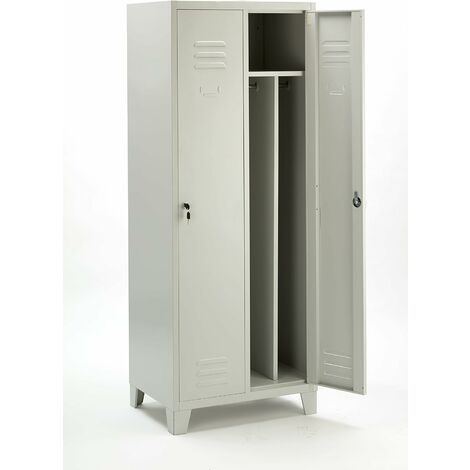 Garden Friend Reinigungs-/Schmutzschrank 2 Plätze Maße H 179,5 x 68,5 x 50 cm