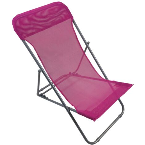 Garden Friend Sdraio Beach in Acciaio 45x72x70h cm colore Colore Viola