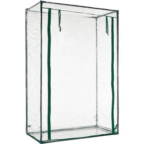 Garden Friend Tomaten-Gewächshaus abnehmbare PVC-Abdeckung 100x50x100h cm