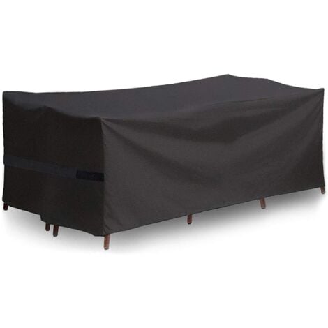 Garden furniture cover, furniture protection cover, waterproof anti-UV garden furniture tarpaulin, rectangular garden table cover (170 x 94 x 70 cm).