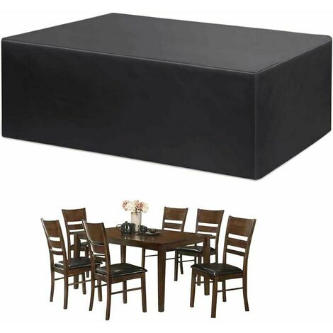 Garden Furniture Cover, Garden Table Cover, Protective Tarpaulin, Garden Furniture Cover, Heavy Duty Waterproof Outdoor Furniture Protection 210D Oxford (230x165x80cm)