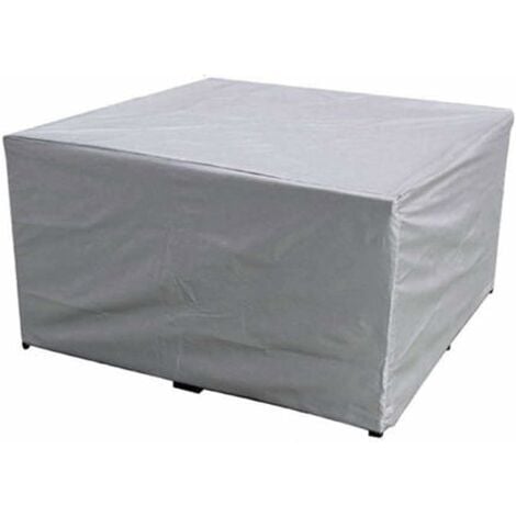 Garden Furniture Cover, Rectangular/Square Polyester Waterproof Dustproof Anti-UV Heavy Duty Chair Table Cover for Outdoor Patio Sofa Protective