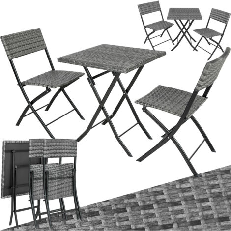 Garden Furniture Set Trevi - garden tables and chairs, garden furniture set, outdoor table and chairs - grey