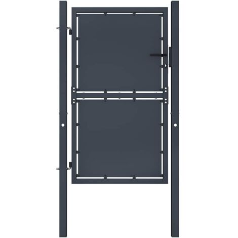 Garden Gate Steel 100x150 cm Anthracite vidaXL