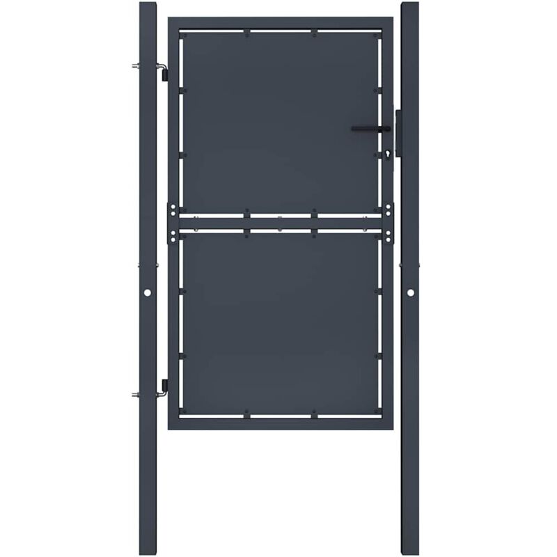 Garden Gate Steel 100x150 Cm Anthracite Vidaxl