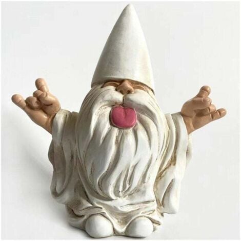 Garden Gnome, “George” The Rocker Gnome – This Garden Gnome Will Rock Your Enchanted Mini World