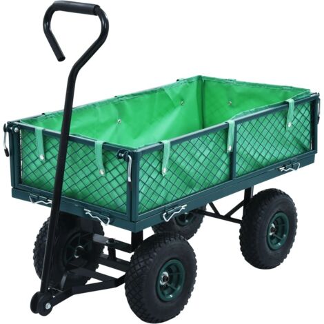 Garden Hand Trolley Green 250 kg vidaXL