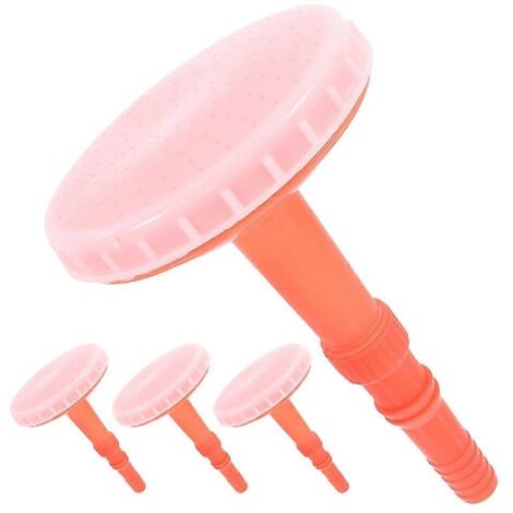 Garden Hose Attachments Watering Nozzle For Garden Hose 4Pcs Orange Round Even Water Distribution