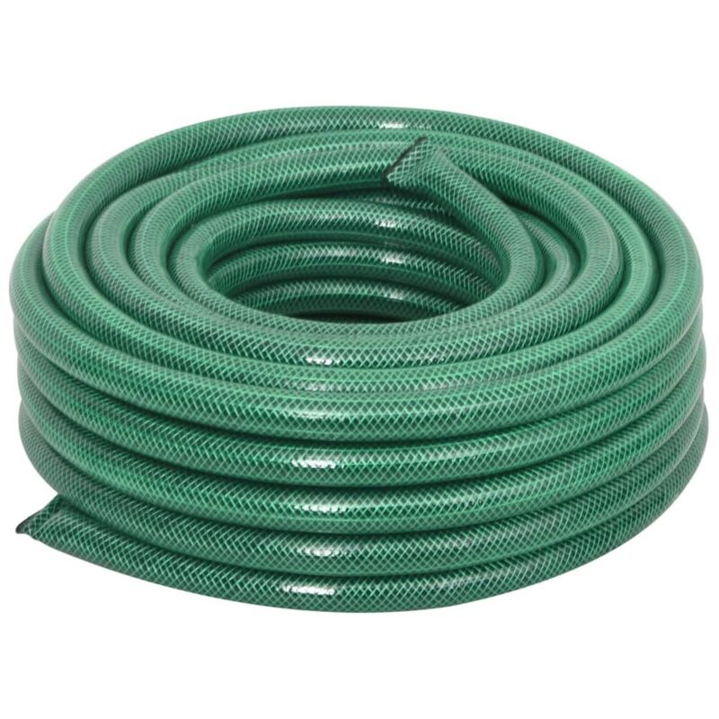Garden Hose with Fitting Set Green 0.75" 20 m PVC vidaXL