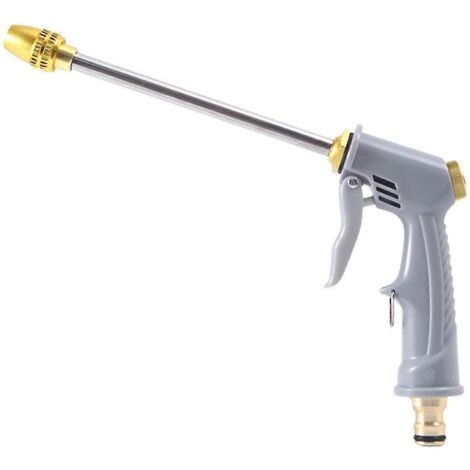 Garden Hose Nozzle, 100% Heavy Duty Metal Spray Nozzle High Pressure Water Nozzle