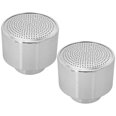 Garden Hose Silver Misting Nozzle for Outdoor Sprayer 2Pcs Aluminum Alloy