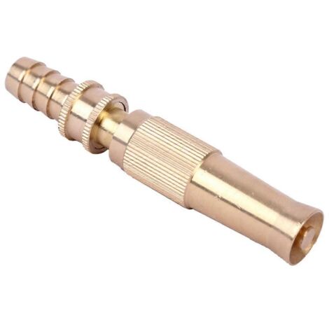 Garden Hose Thread Brass Hose Nozzle High Pressure Water Hose Nozzle Spiral Water Hose Nozzle Sprayer Brass Hose Nozzle Multicolor