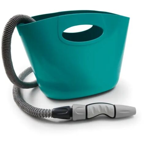 Garden Kit Irrigazione Tubo Estensibile 15 m Azzurro per Giardinaggio