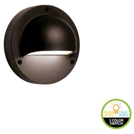 Garden Lights  - Deimos noir - applique murale - 12V - 30lm - 1W - 3000/6000K