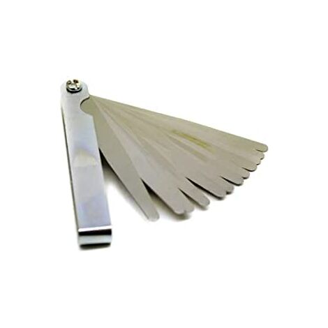 Garden Mile 13 Blade Stainless Steel Mm Feeler Gauge Hand Tool DIY Testing Equipment Automotive Clearance Checking Tool Car Vehicle