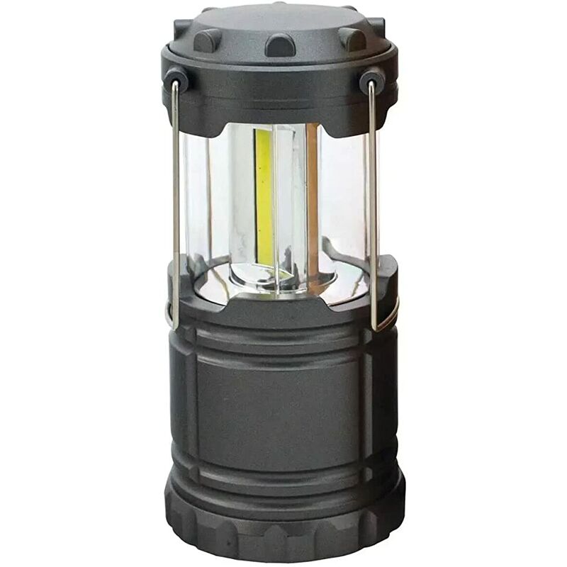 Garden Mile Collapsible cob led Light Lantern Camping Emergency Outdoor Hanging Battery abs Light for Camping, Fishing, Repairs, diy, Emergency Torch