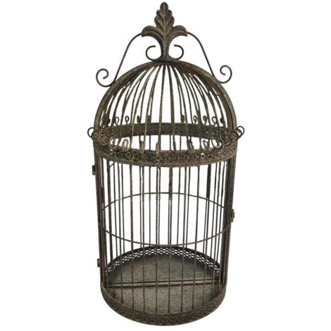 Garden Mirror Cage - Metal - L17 x W32 x H63 cm