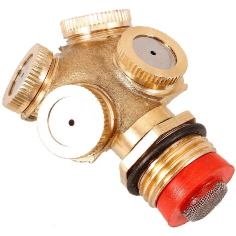 Garden Misting Nozzle Metal Mister Nozzle Replacement 3Pcs Pack