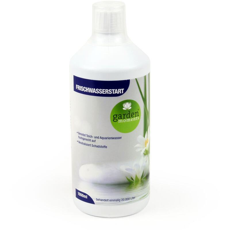 

garden moments Anti Contaminantes 1000ml, tratamiento neutralizador para 20000l de agua de estanque
