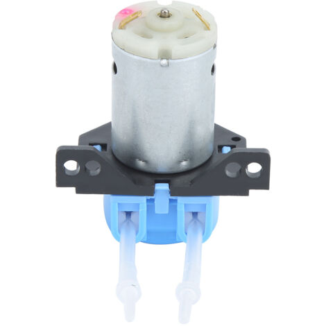 Garden Multi Functional Mini Right Angle 12V DC Peristaltic Liquid Pump Dosing Pump Hose Pump(Blue )