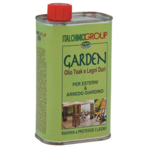 Garden Olio Per Teak E Legni Duri Ml.0,500 - 12 Pz