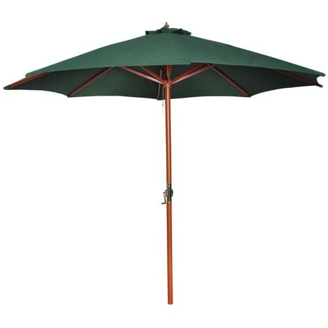 Garden Parasol Green 258 cm vidaXL