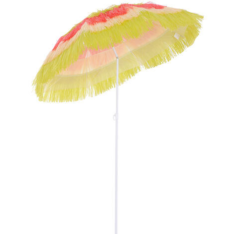 Garden Patio Hawaii Beach Sun Umbrella Sunshade Outdoor Folding Tilting Parasol