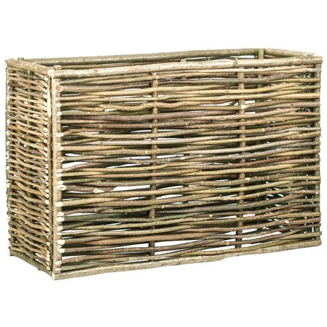 Garden Planter 120x40x80 cm Hazel Wood