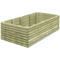 Garden Planter 150x106x48 cm FSC Impregnated Pinewood 19 mm