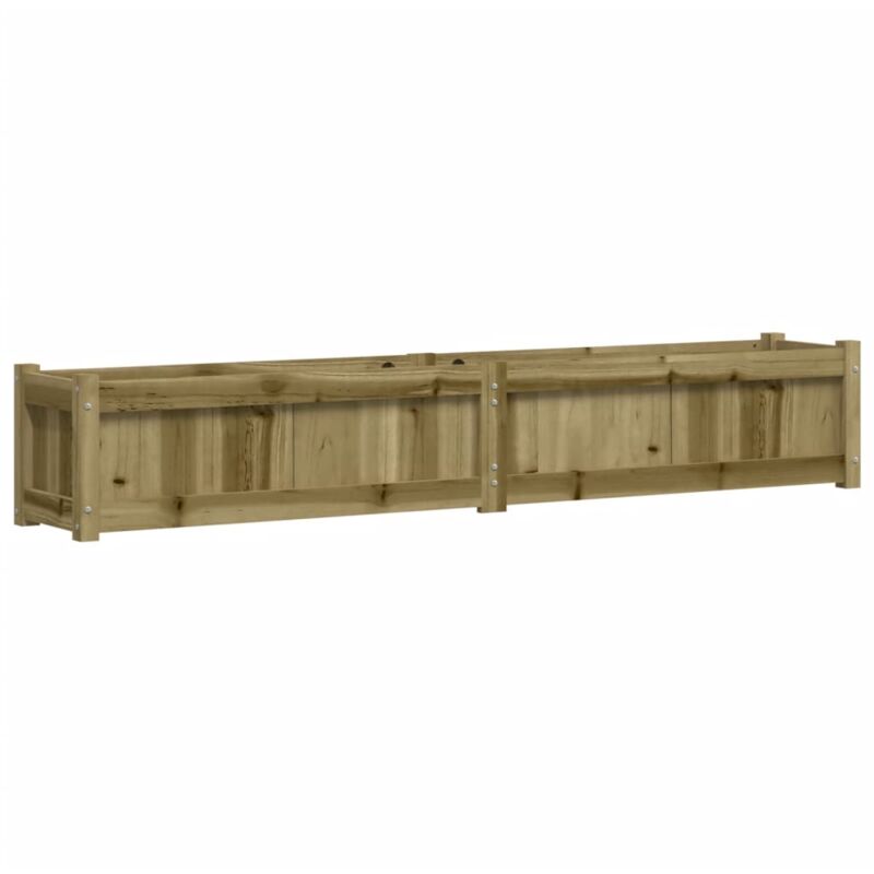 Garden Planter 180x31x31 Cm Impregnated Wood Pine Vidaxl