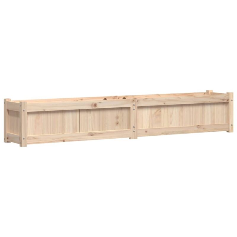 Garden Planter 180x31x31 Cm Solid Wood Pine Vidaxl