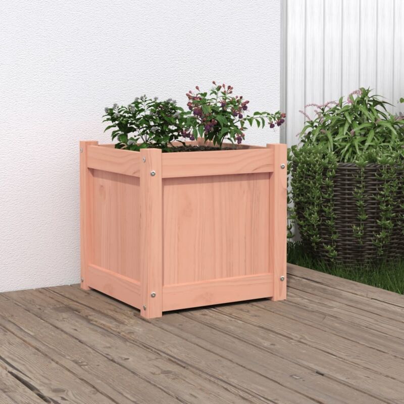Garden Planter 40x40x40 Cm Solid Wood Douglas Vidaxl