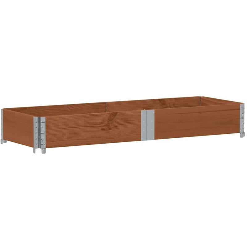 Garden Planter Brown 150x50 Cm Solid Wood Pine Vidaxl
