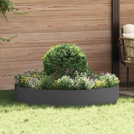Garden Planter Brown 120 x 120 x 20 cm Corten steel vidaXL
