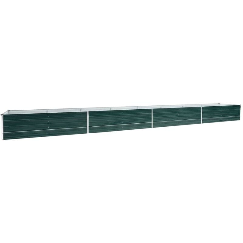 Vidaxl - Garden Raised Bed Galvanised Steel 600x80x45 cm Green