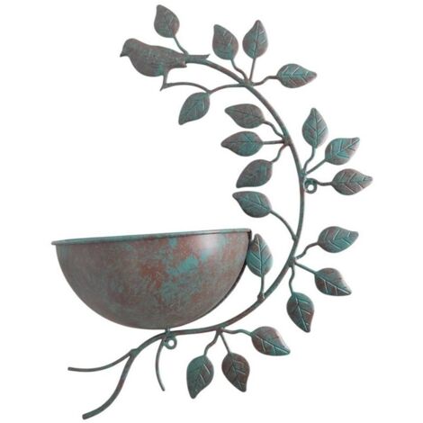 Garden Planter - Metal - L10 x W32 x H42 cm - Green