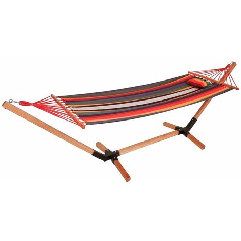 Garden Pleasure Hängematte "Haiti" mit Holzgestell