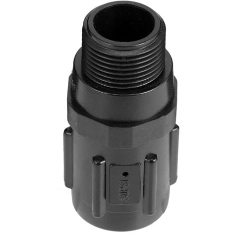 Garden Pressure Regulator 30 PSI 3/4 Hose Thread Drip Irrigation Pressure Reducing Valve for Irrigation Farm Park Garden (Black)