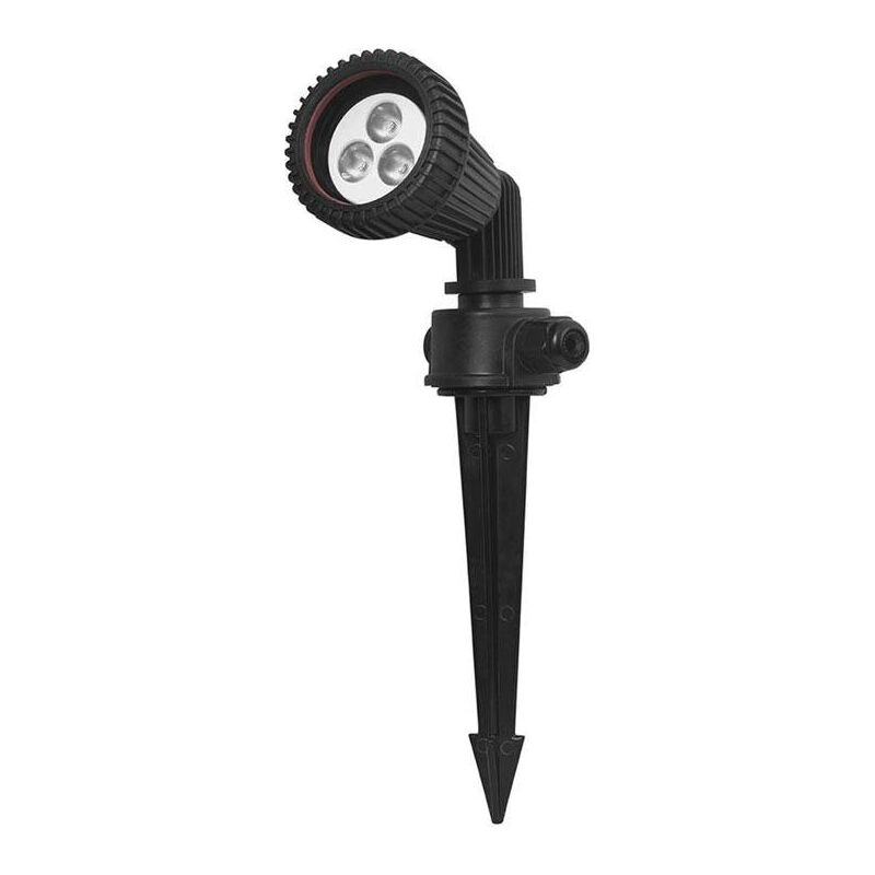 Forlight Tidian - 1 Light Outdoor Spotlight Black IP65