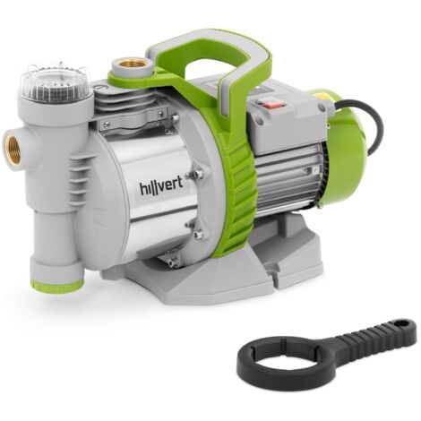 HILLVERT Garden Pump - 4600 l/h - 1100 W - Delivery Range 45 m - Garden Water Hose Pump