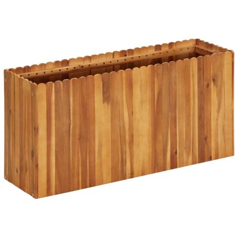 Garden Raised Bed 100x30x50 cm Solid Acacia Wood vidaXL